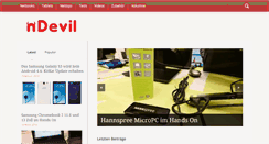 Desktop Screenshot of ndevil.com